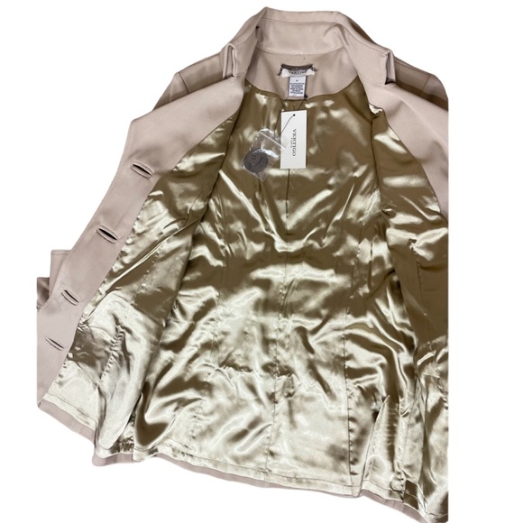 NWT Vertigo Paris Short Trench Jacket in Tan - Picture 12 of 16